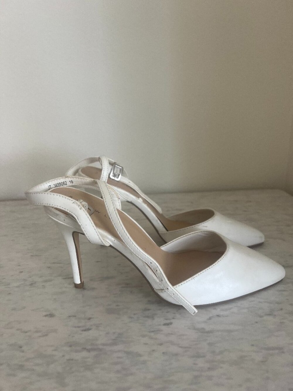 New Look White Wedding Heels
